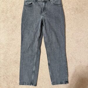 Abercrombie black mom jeans